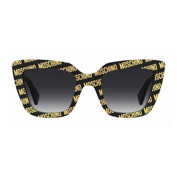NEW MOSCHINO SUNGLASSES BLACK CAT EYE WOMEN EYEWEAR MOSCHINO MOS148/S 07RM 9O main image 2